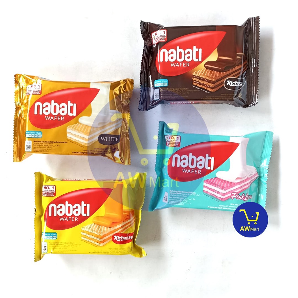 NABATI 2000 SNACK WAFER RICHEESE / RICHOCHO 50GR (LANGSUNG DARI PABRIK)