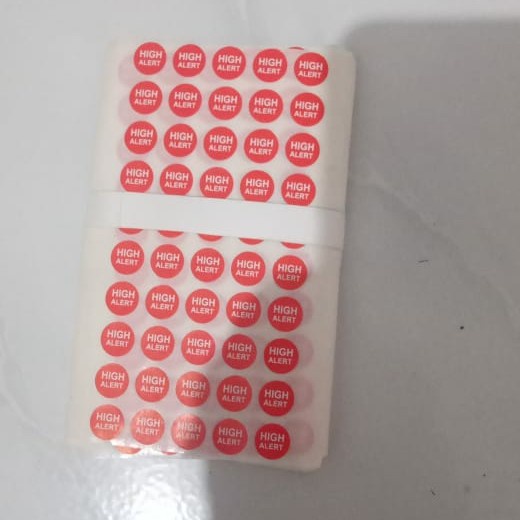 

STIKER HIGH ALERTT UKURAN 10 MM DAN 15 MM