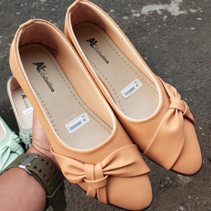 PROMO 12.12 BIRTHDAY SALE SEPATU BALET WANITA DEWASA / FLAT SHOES PITA SAMPING NEVADA / FLATSHOES MU