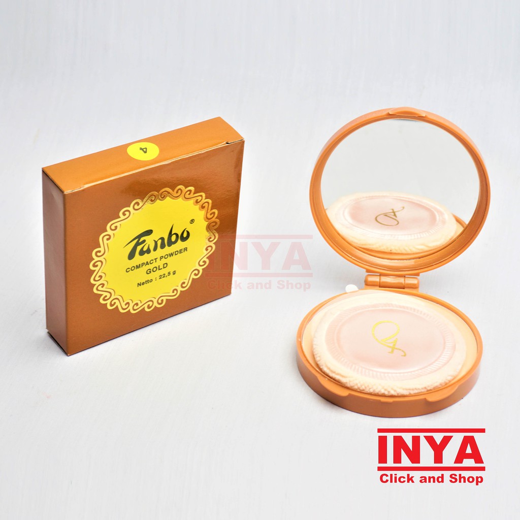 FANBO GOLD 4 JANUR KUNING COMPACT POWDER 22.5gr - BEDAK PADAT