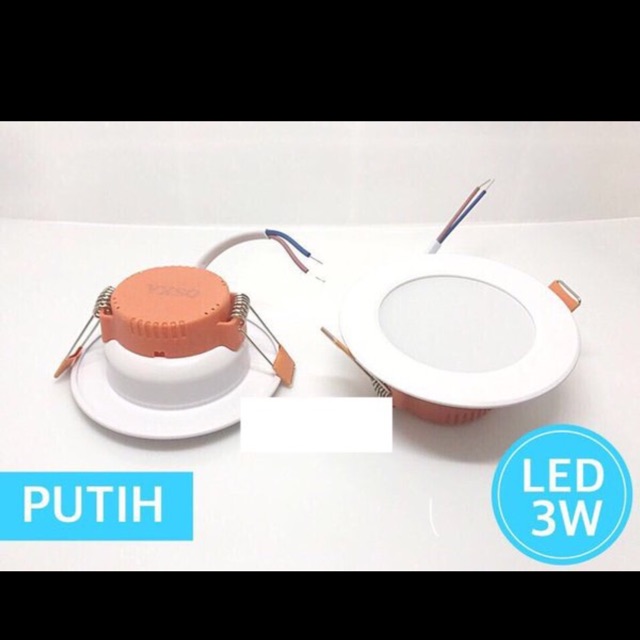Lampu downlight led panel 3w 3 watt lampu led plafon ceiling 3watt lampu led 3watt