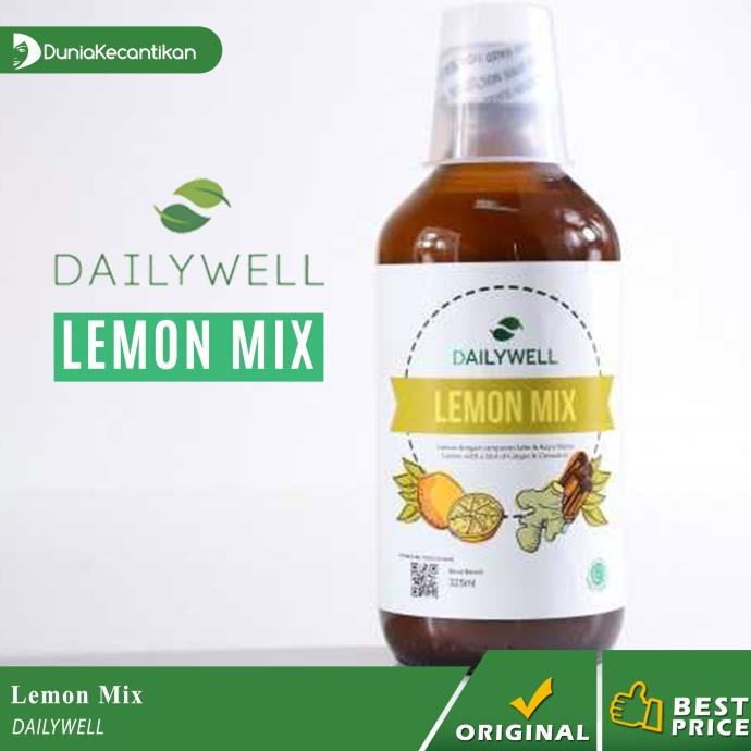 

Dailywell Lemon Mix Minuman Detox Sari Lemon Herbal Minuman Diet