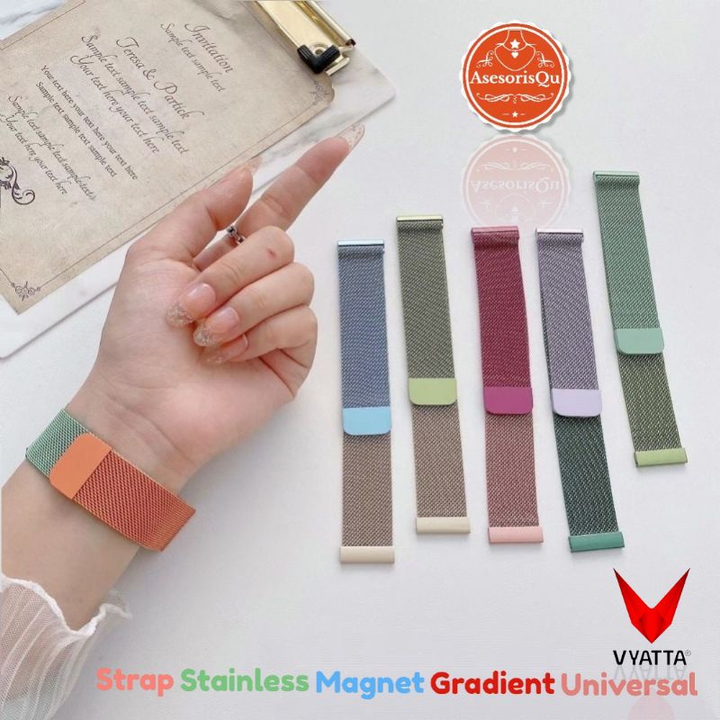 Strap Stainless Steel 20mm Vyatta Fitme Champ Soul Coros Pace 2 Pro X Spectre Gen 1 Young Tali Jam T