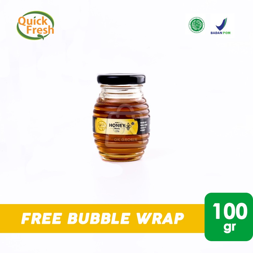 

Quick Fresh Honey / Madu Murni Asli (Toples 100gr)