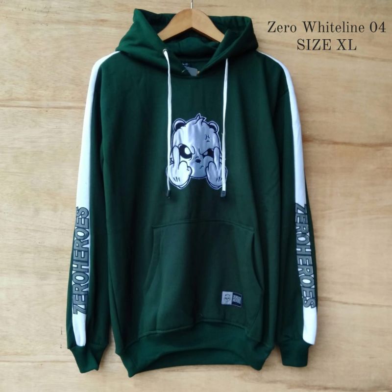 Hoodie Panda Jaket ZeroWhiteline Hoodie pria wanita