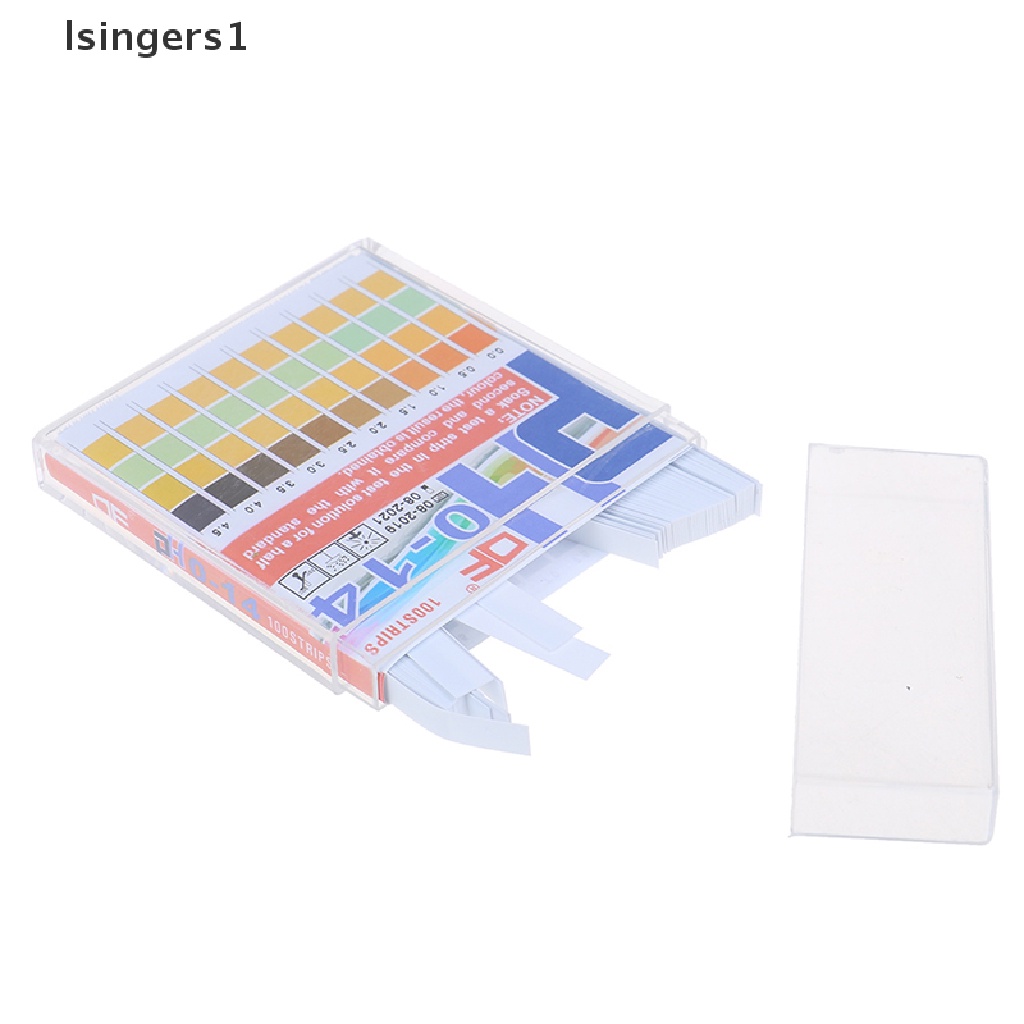 (lsingers1) Kertas Strip Uji pH / Level Asam Alkaline 0-14 Universal