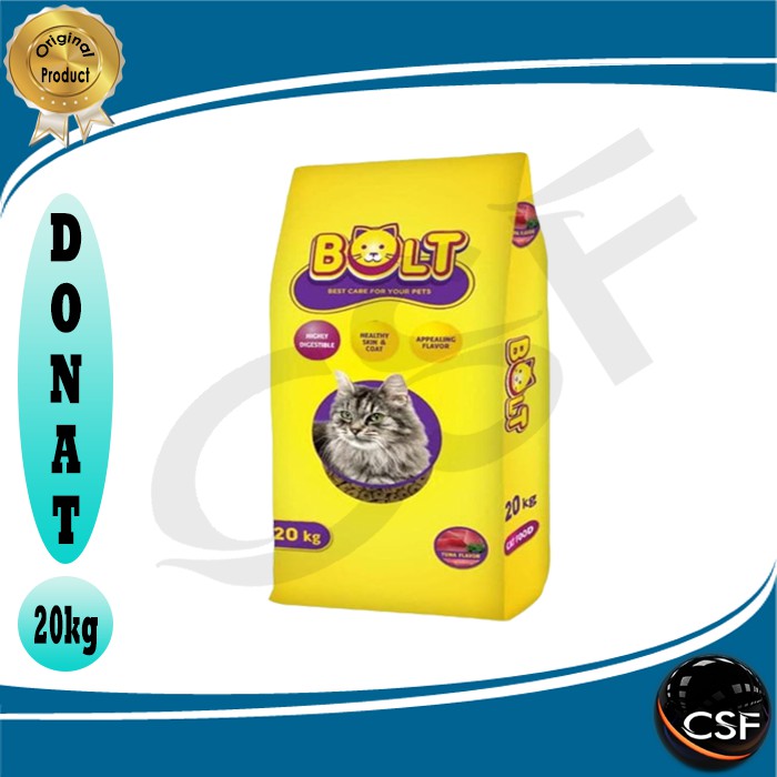 Makanan Kucing kering BOLT 20kg All Varian ( GRAB GOSEND )