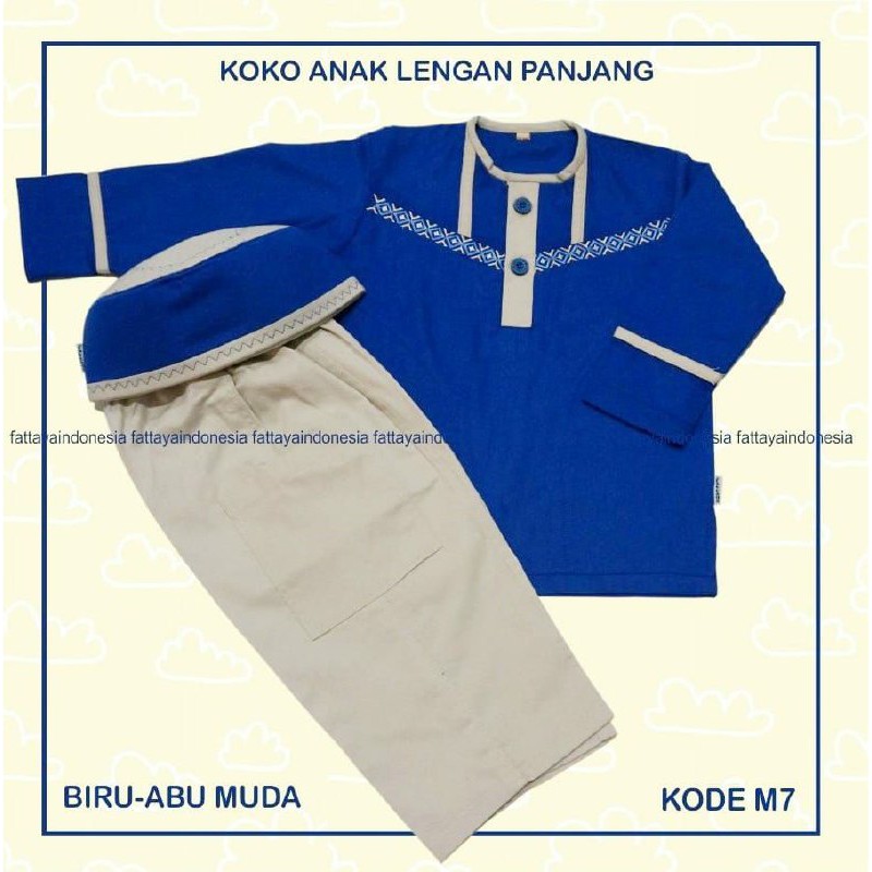 BAJU KOKO ANAK FATTAYA COLLECTION INDONESIA KODE 7