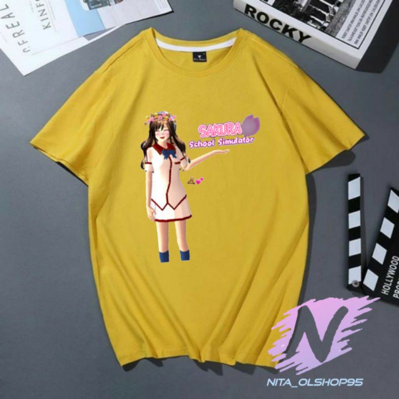 kaos sakura school simulator terbaru baju kaos anak sakura