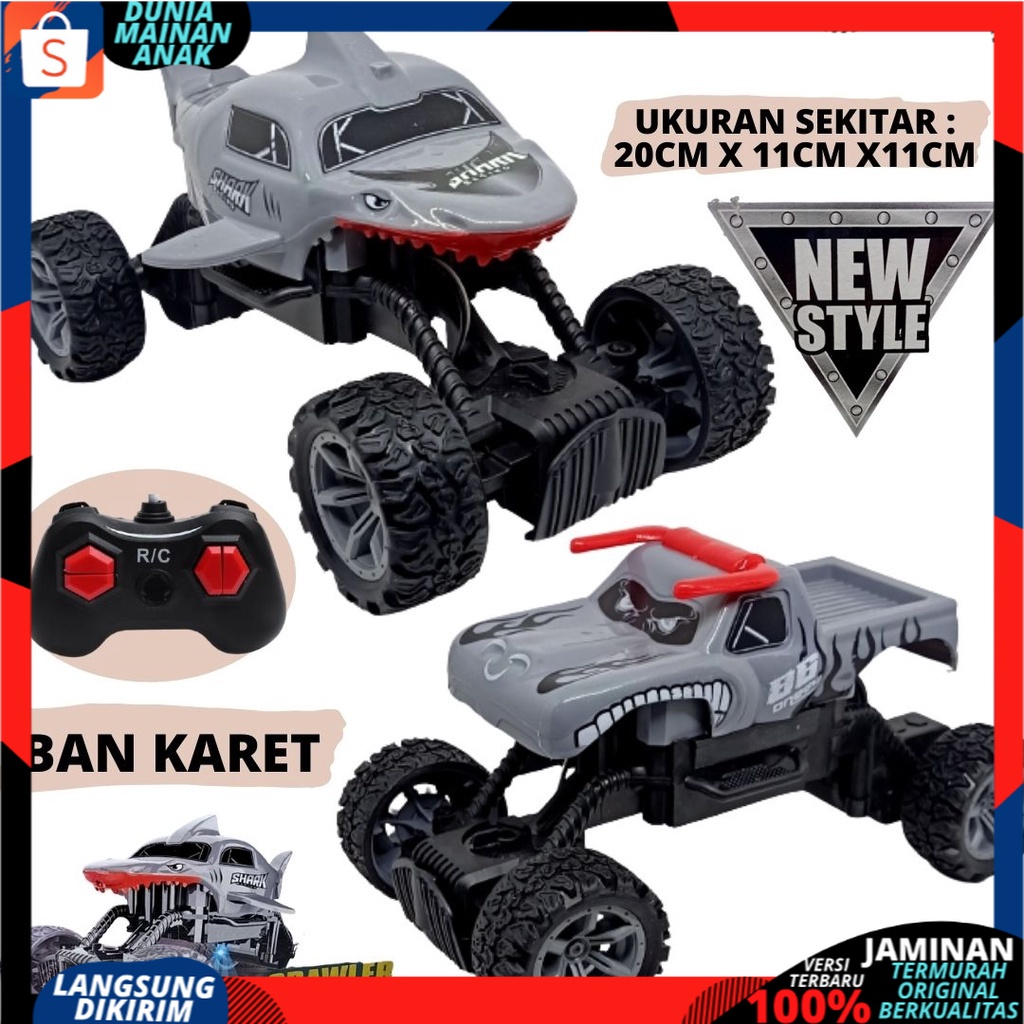 Mobil remote Control Drift Offroad Baby shark hiu king Climbing Power Speed Terbaru  Mainan Anak