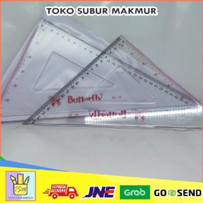 

[2PCS] PENGGARIS SEGITIGA NO. 10 - BUTTERFLY