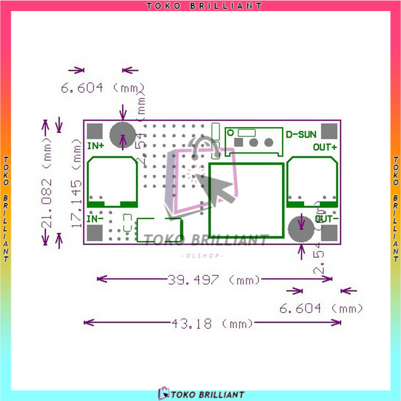 LM2596 LM2596S DC-DC 3-40V ADJUSTABLE STEP DOWN POWER SUPPLY  3A / PENURUN TEGANGAN [cod]