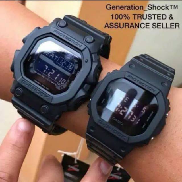 Jam Tangan Wanita Pria Couple Kasual Sporty GX-5600/GLS-5600 Digital Segi