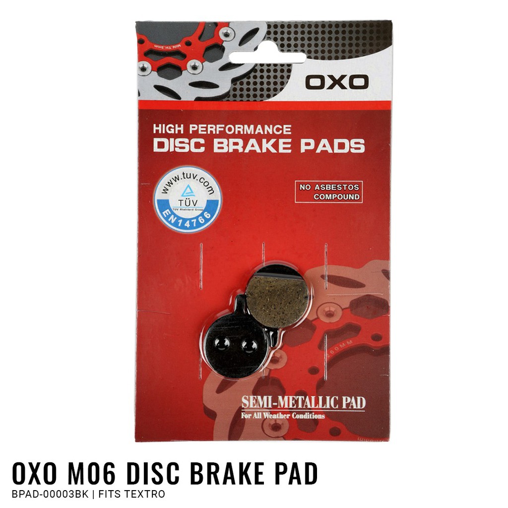 brake pad tektro kampas rem sepeda OXO M06 bulat