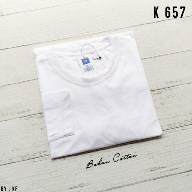 Kaos Lengan Panjang GAP Polos