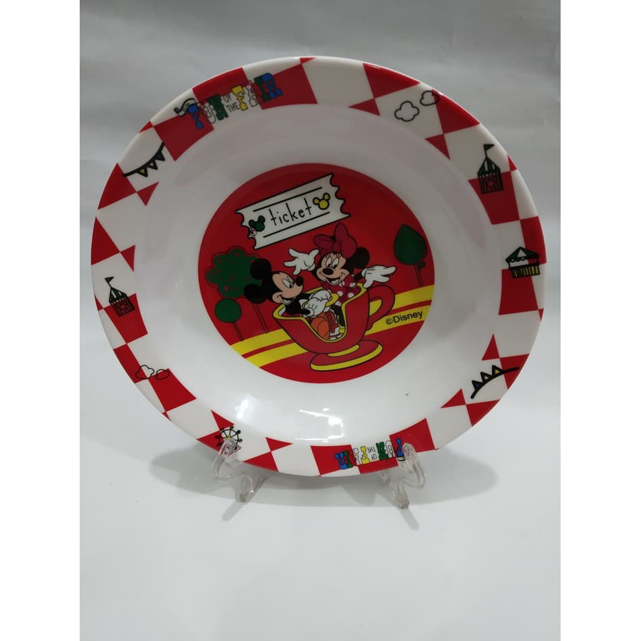 PIRING MELAMIN KARAKTER MICKEY MOUSE TICKET