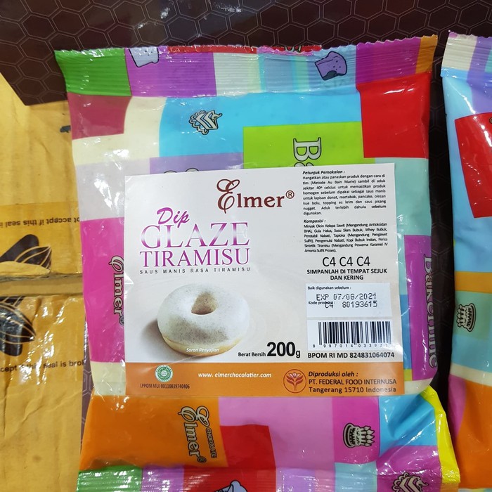 

Elmer Glaze Tiramisu 200 gram