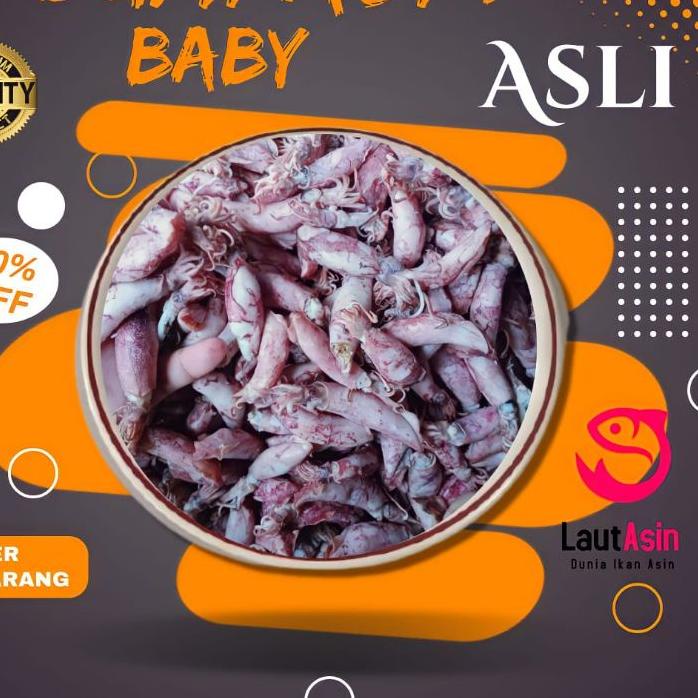 

NEW PRODUCT !! 9.9 Baby Cumi Asin 1kg Kualitas Super Premium [KODE 726]