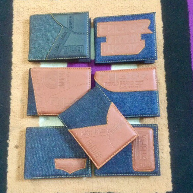 dompet pria dan remaja bahan denim levis model tempel yang keren dari anton hilmanto #dompetcowok #dompetremaja #dompetanak #dompetpria #dompet