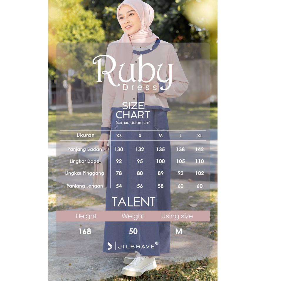 Penjualan Terbanyak.. JILBRAVE Ruby Dress