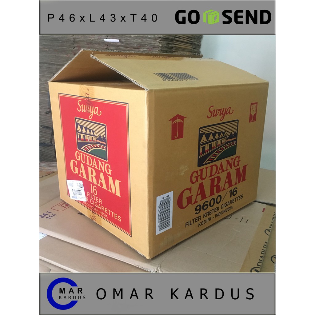 Kardus Packing Bekas Rokok Surya 16