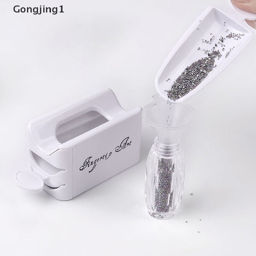 Gongjing1 Kotak Daur Ulang Kuteks / Nail Art / Manicure Portable Lapis Ganda