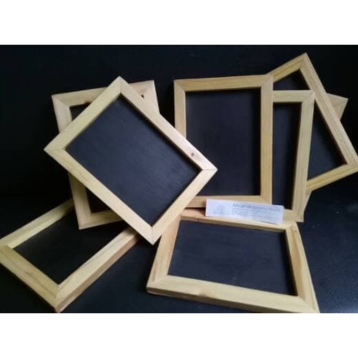 

termurah Mini Chalkboard 10x15cm Papan Tulis Kapur Mini Vintage Jati Belanda