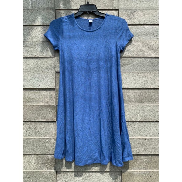 Gap white speckled soft swing dres