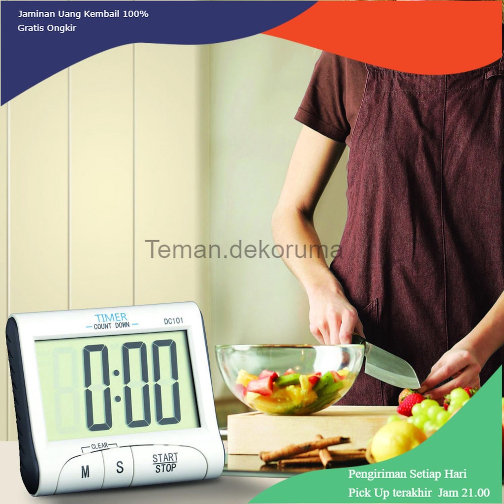 TD-AI Timer Masak Dapur LCD Digital Count Down - DC101