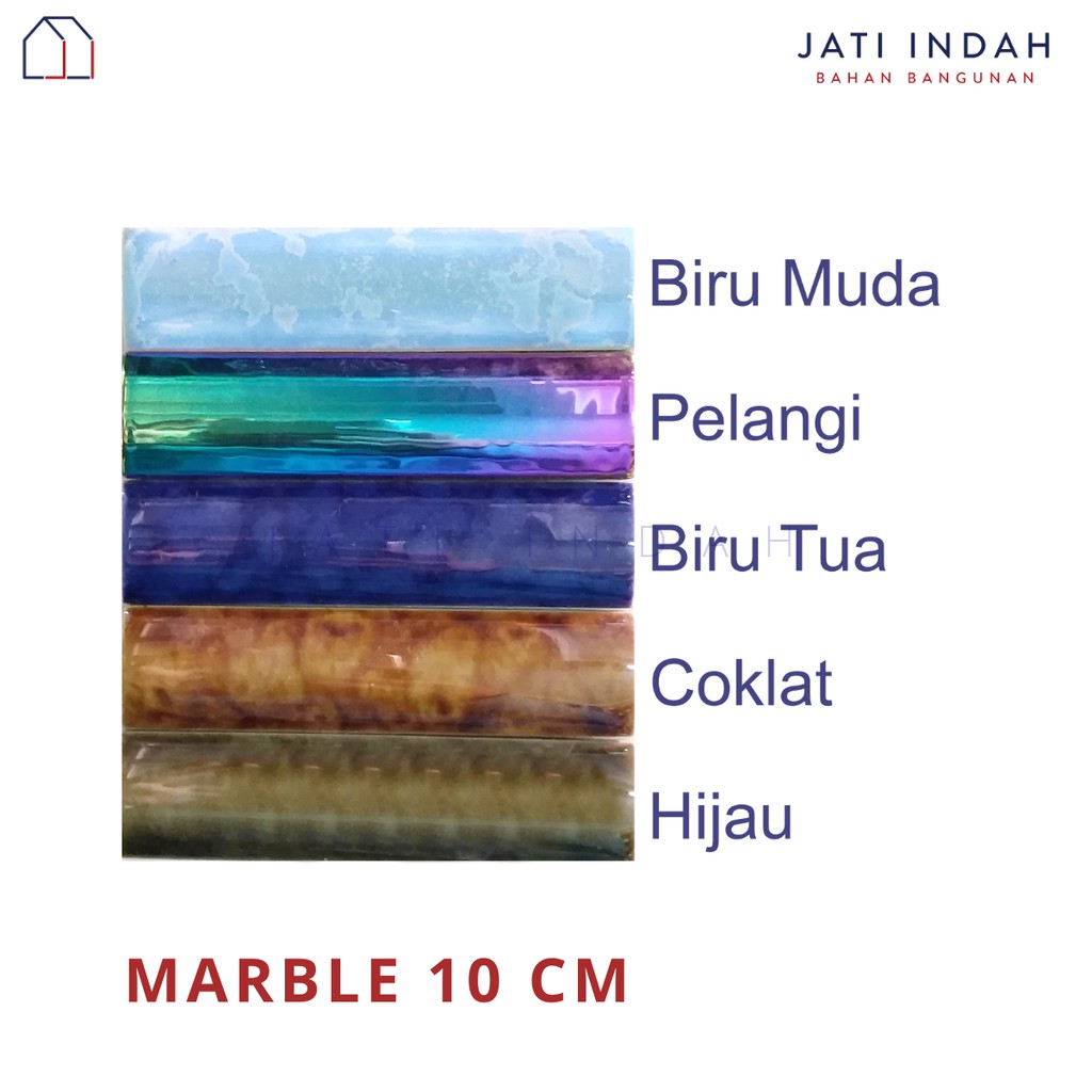 Kuku Macan 10 cm Motif Marble / Bon-bon Lis Pinggiran Keramik