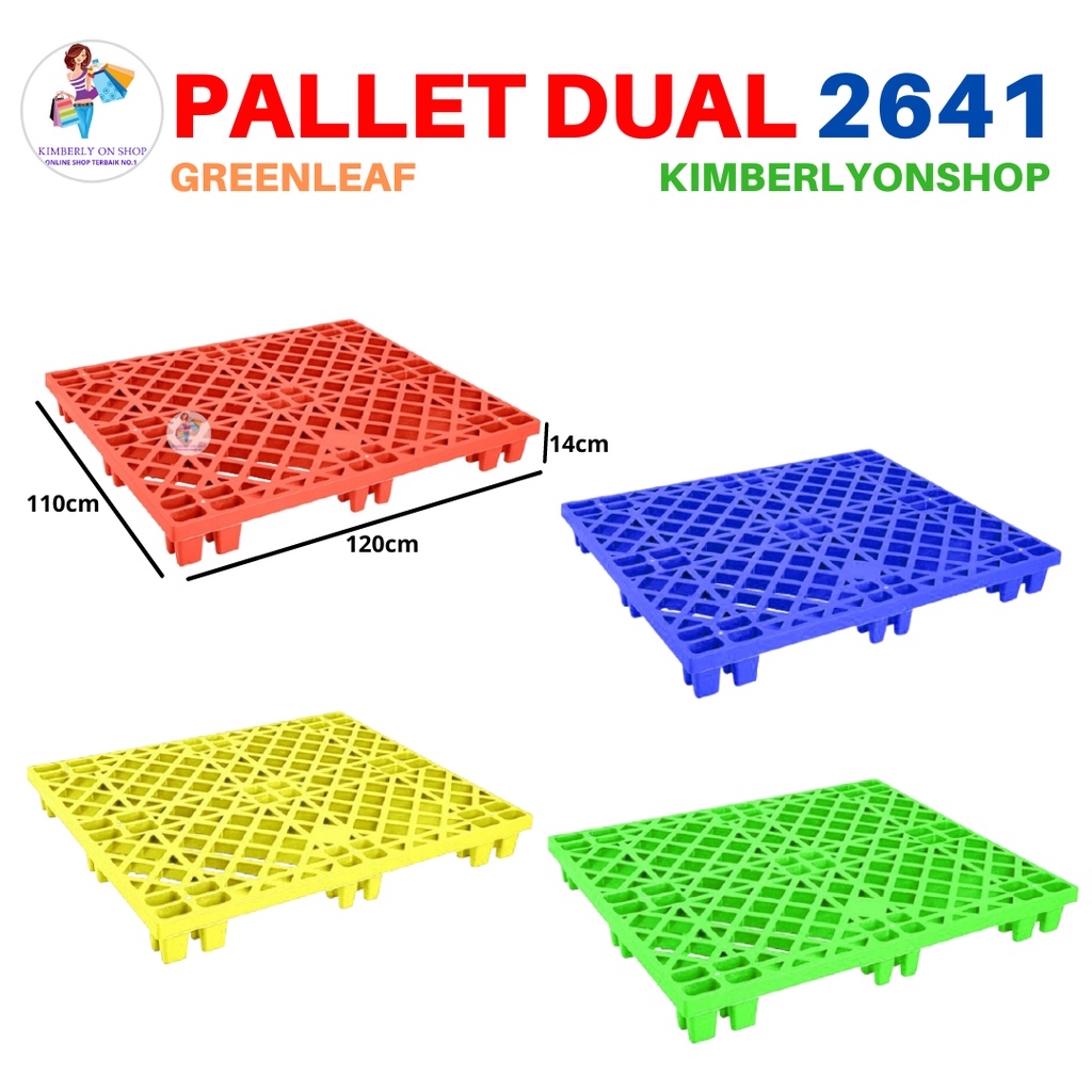 Pallet Dual Industri 2641 Green Leaf