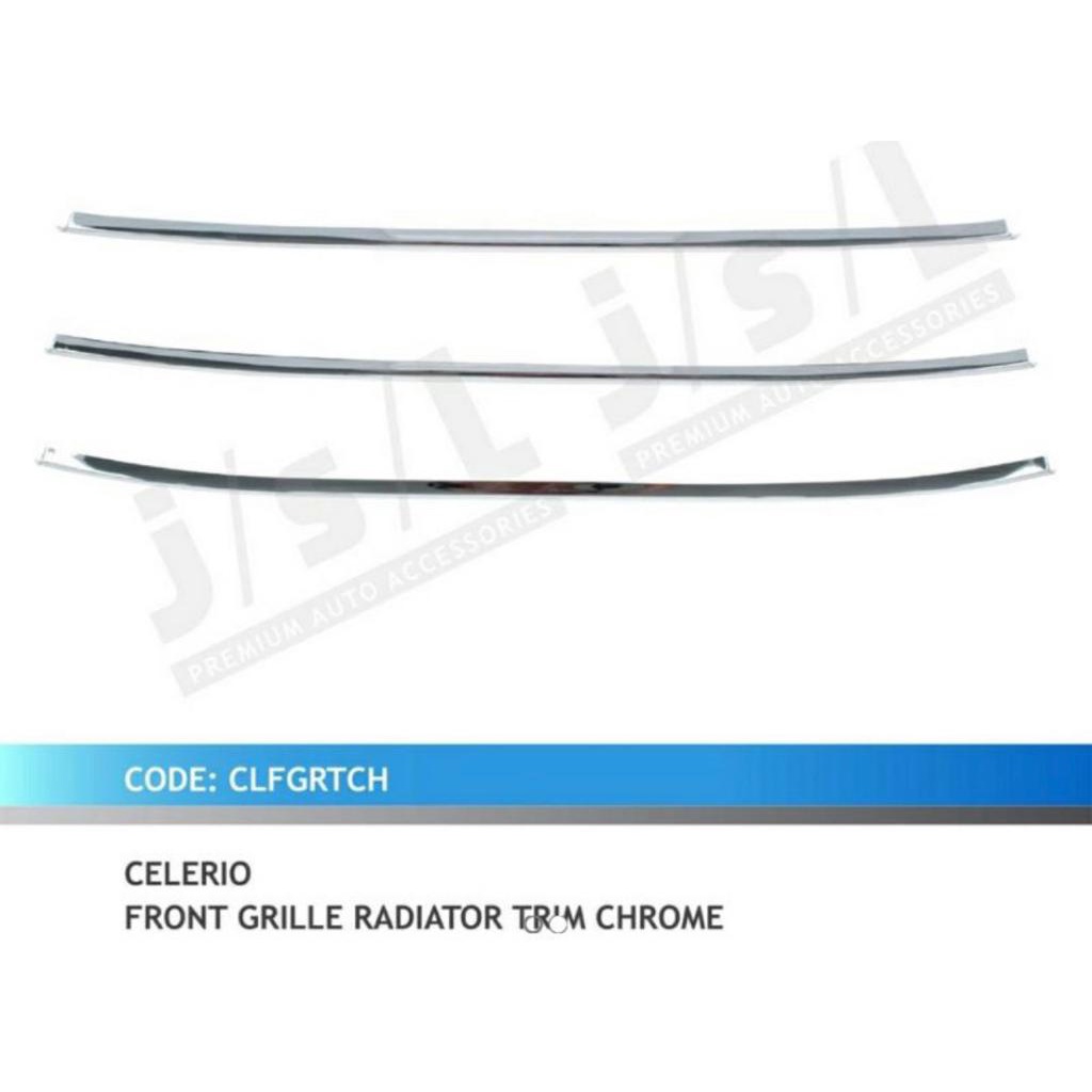 List Grill Radiator Cover Depan Suzuki Celerio Chrome