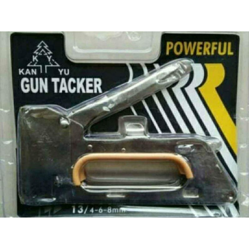 

Stapler Staples GunTembak Jok Kulit Motor / Gun Tacker 4-6-8mm 0668