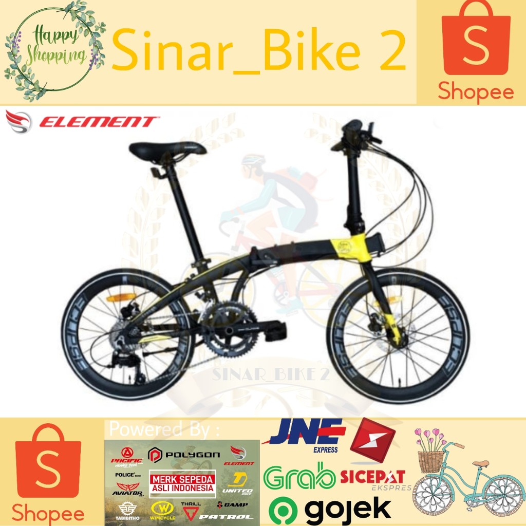 Sepeda Lipat 20Inch Element Ecosmo Z9 Bike To Work (Ekspedisi)