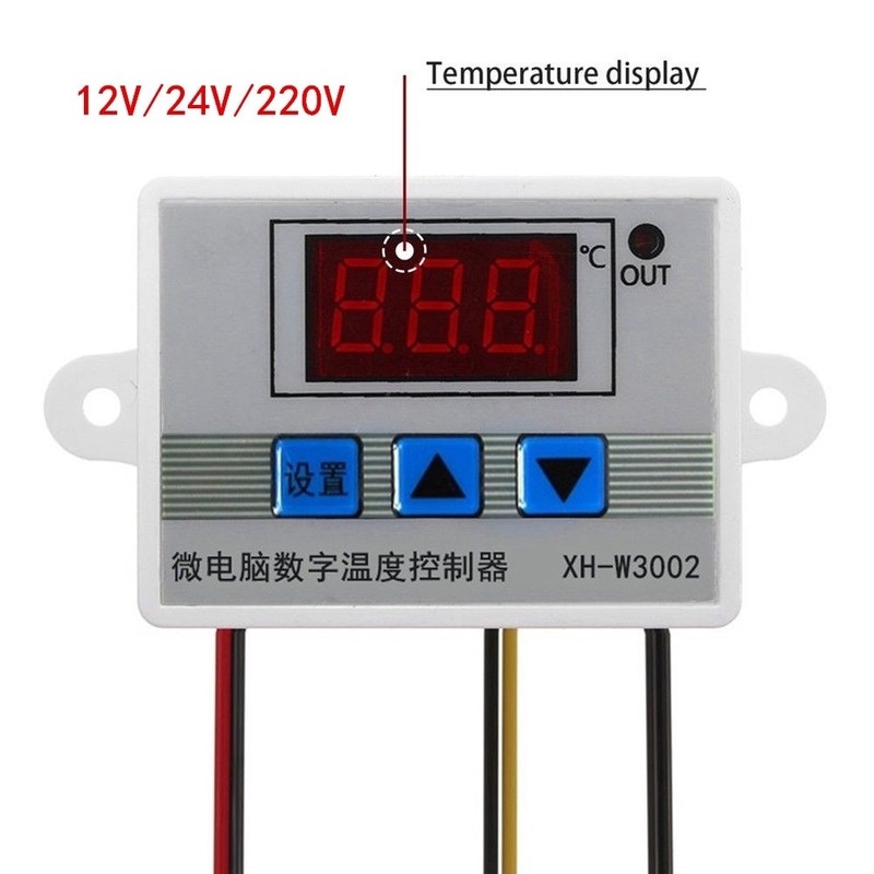 Dm-w3002 Termostat Mikrokomputer Digital DC 12V / 24V AC 110-220V