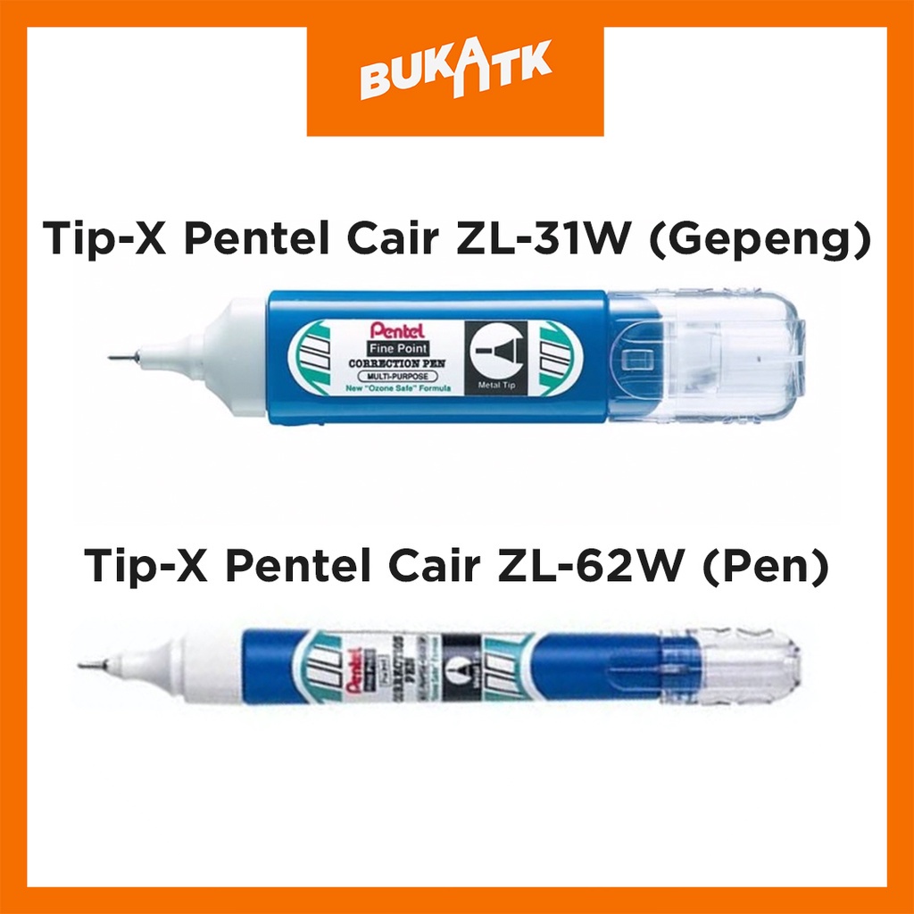 

Tip-X Pentel Cair ZL-31W / ZL-62W (gepeng dan pen)