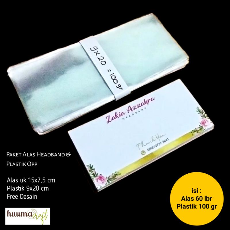 

Paket Alas Printing 60 lembar & plastik opp 100 gr