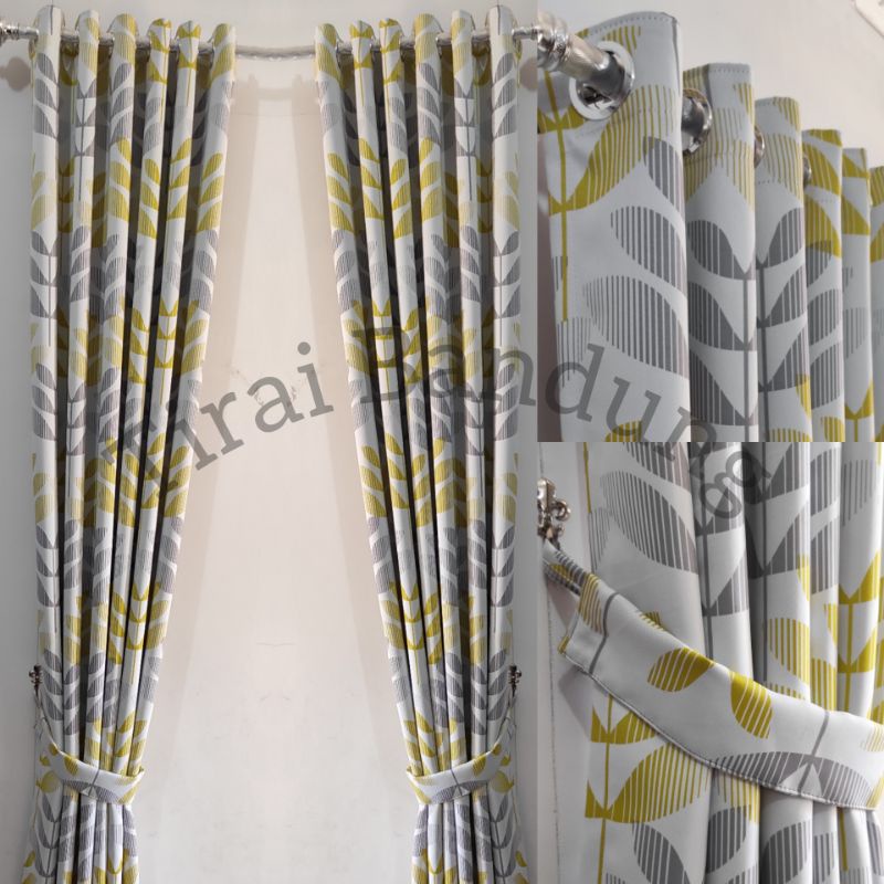 Gorden Blackout Lebar 260cm X Tinggi 200cm, 220cm, 250cm, 270cm Dan 300cm, Gorden Motif Blezer