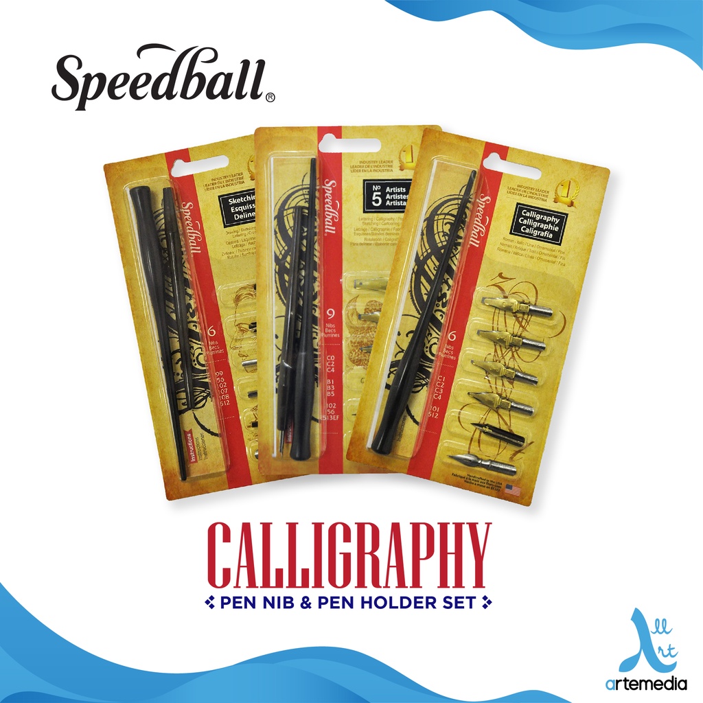 

Speedball Calligraphy Nib and Pen Holder Dip Pen Set