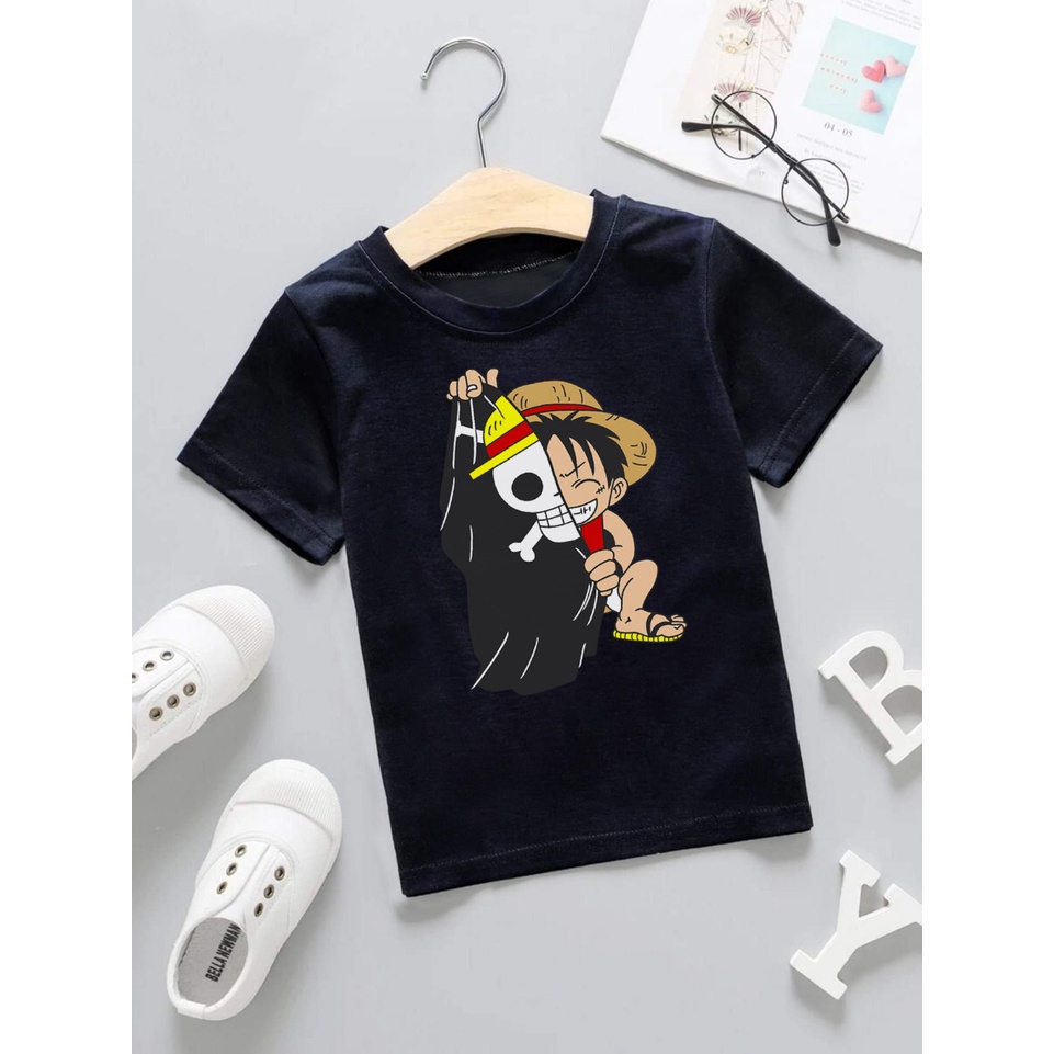 RILLO - Kaos Anak Laki-laki Anime Usia 1-6 tahun