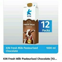 

KIN FRESHMILK UHT CHOCOLATE 1Ltr