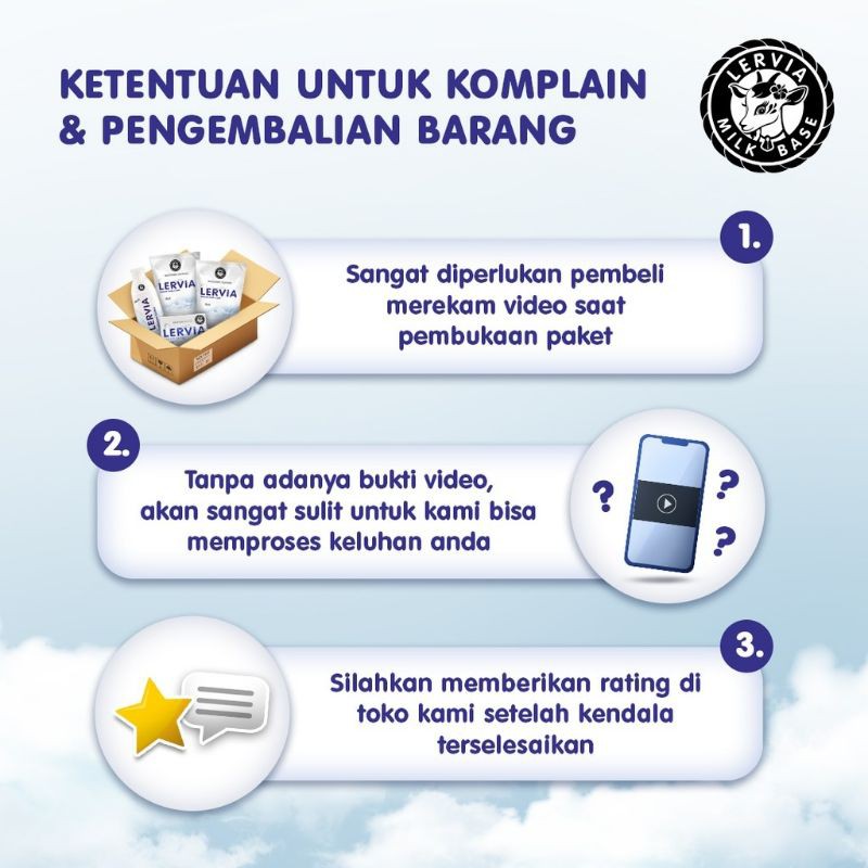 Lervia Sabun Susu Goat,s Milk smooting solution