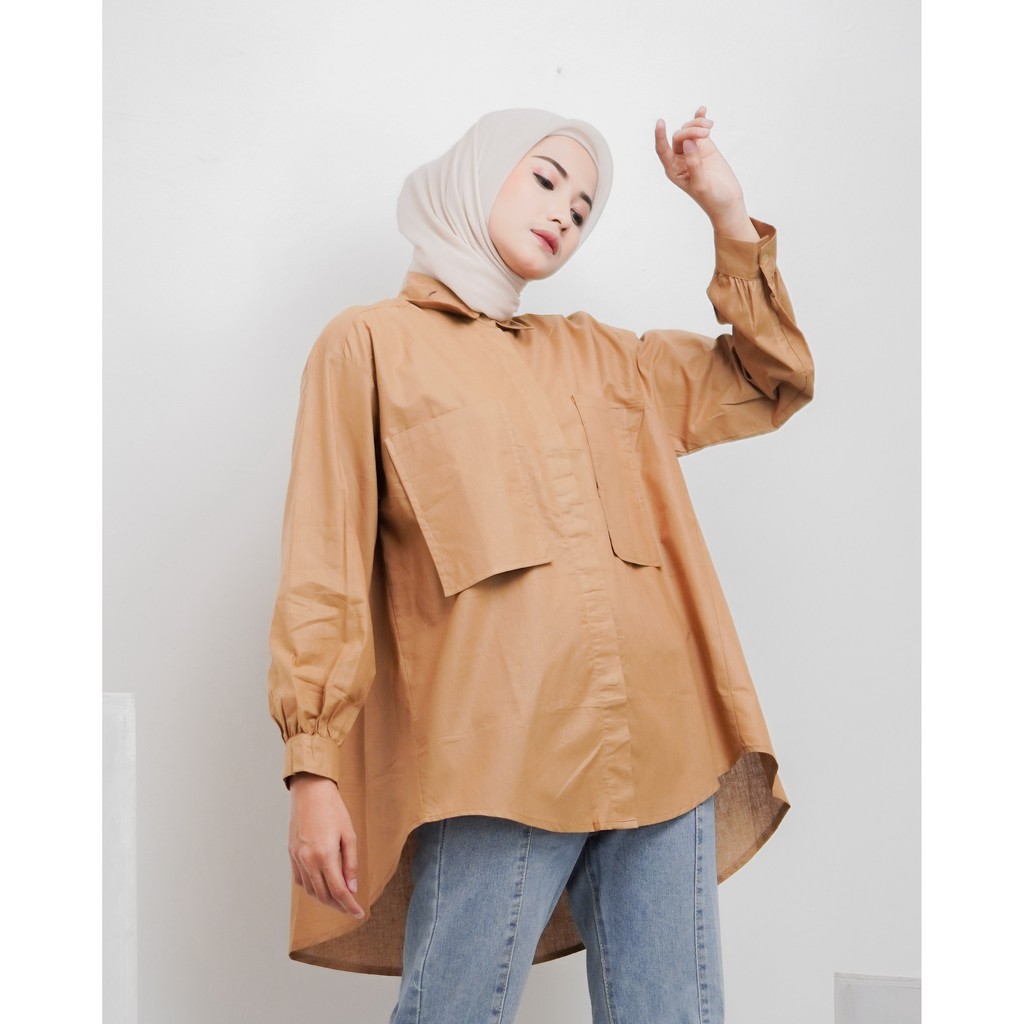 KALINA SHIRT-Mocca
