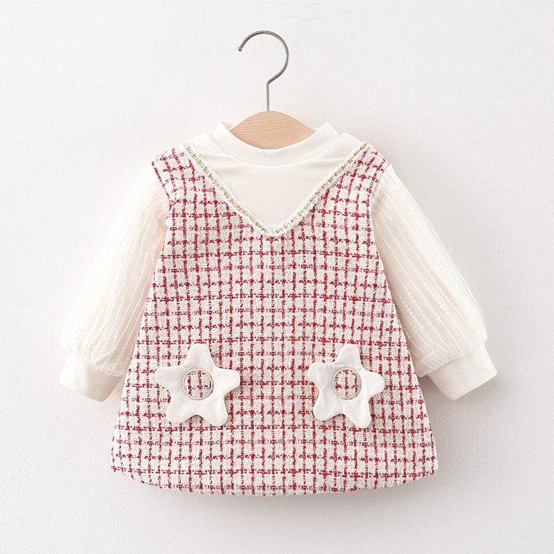 baju anak dress TWEED