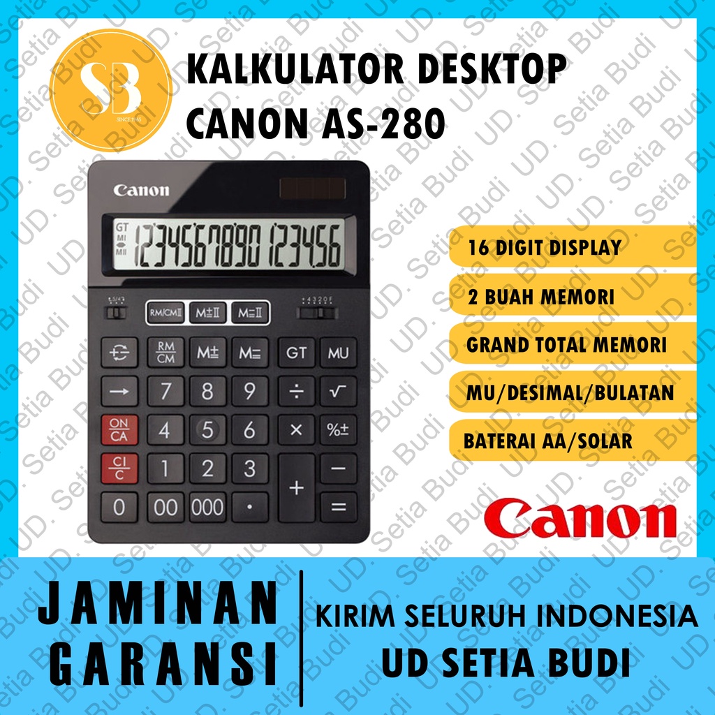 Kalkulator Desktop Canon AS-280 16 Digit