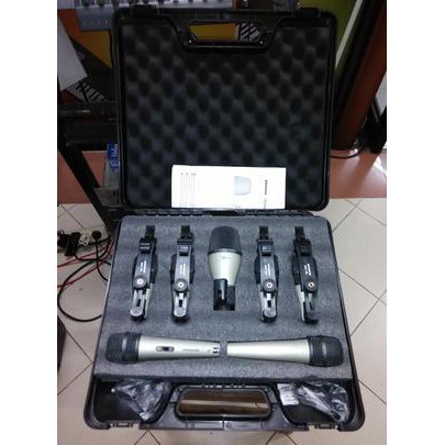 microphone mic drum kabel SAMSON DMK 7 isi 7 mic