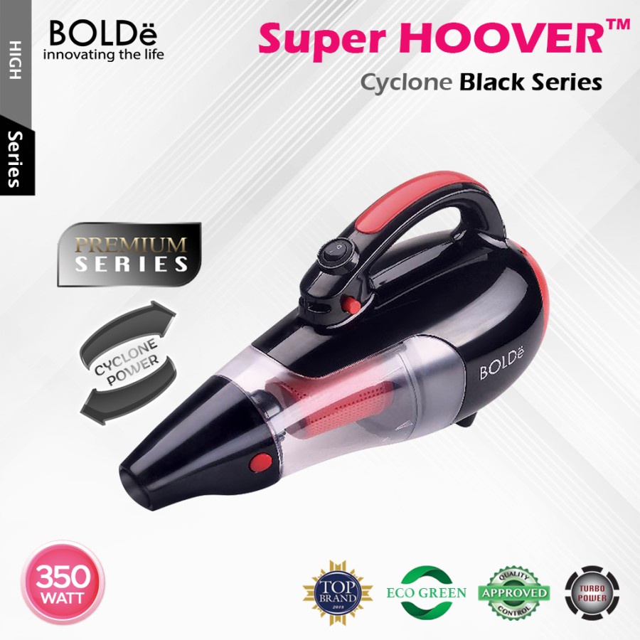 Penyedot Debu Vacuum Cleaner BOLDe Super Hoover Cyclone Black Garansi Resmi