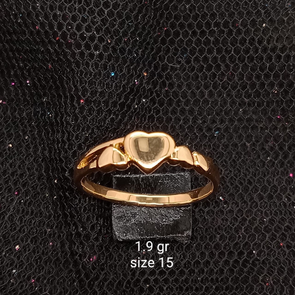 Cincin Emas 17K - 1.9 gr Kadar 750 - 971