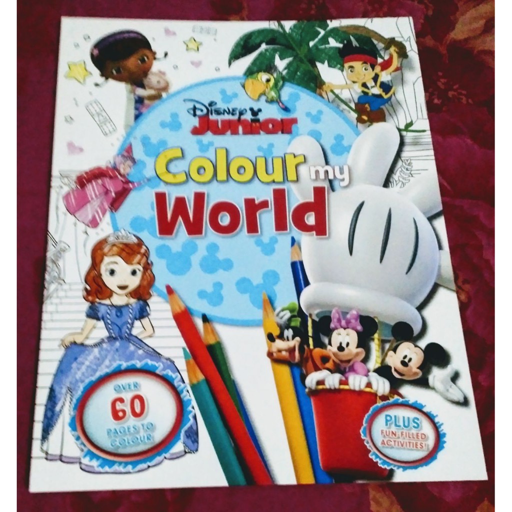 Colour My World Disney Junior Shopee Indonesia