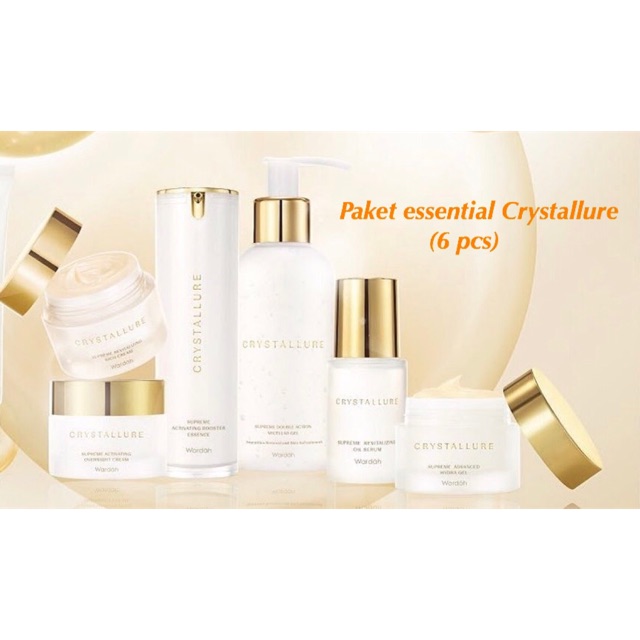 Paket Essential Wardah Crystallure  6 Pcs